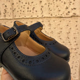 Ballerina in cuoio blu LAB 5117