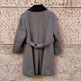Cappotto in lana grigio I251001