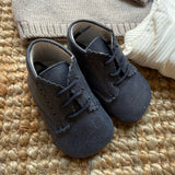 Scarpe bebè stringate blu A2713