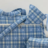 Beauty pochette bustina piatta LAB orsetto azzurro