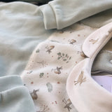 Newborn chenille sage birds onesie DBI24112