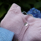 Cardigan girocollo rosa Mi Lucero x LA NUVOLA LAB I25293