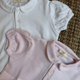 Polo colletto rotondo in piquet Baby Gi PL173GMC