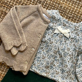 Cardigan newborn sabbia DBI25810