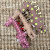 Pupazzo GIRAFFA mis. grande - Tessuti e Vissuti capsule x LANUVOLALAB