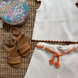 Completo burro rifiniture arancio DK372 DK373