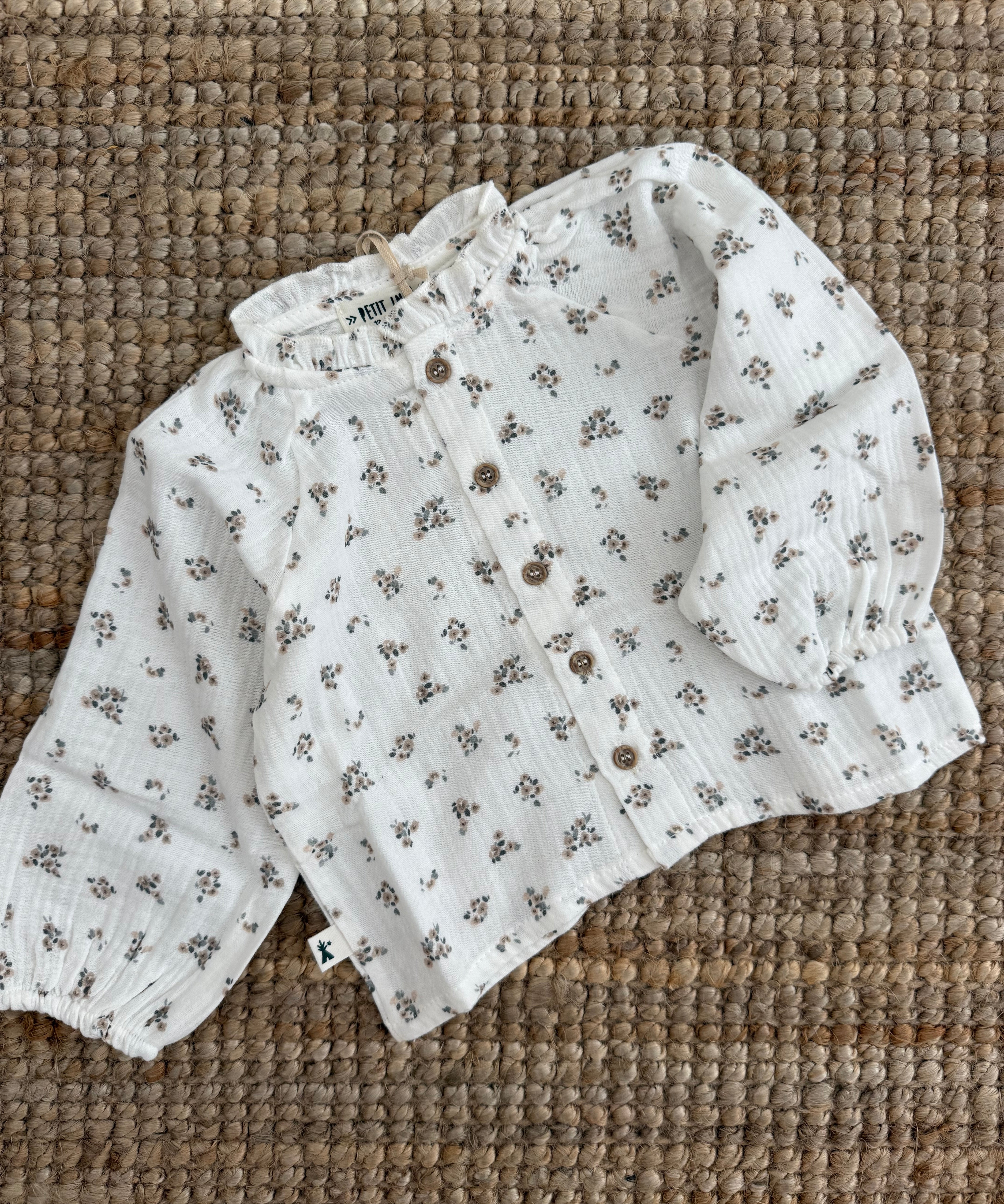 Camicetta fiorellini BK4923 Petit Indi