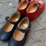 Ballerina in cuoio blu LAB 5117