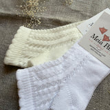 1085M Scalloped Knit Sock