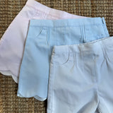 Shorts piqué celeste Sandra Kidiwi 36073
