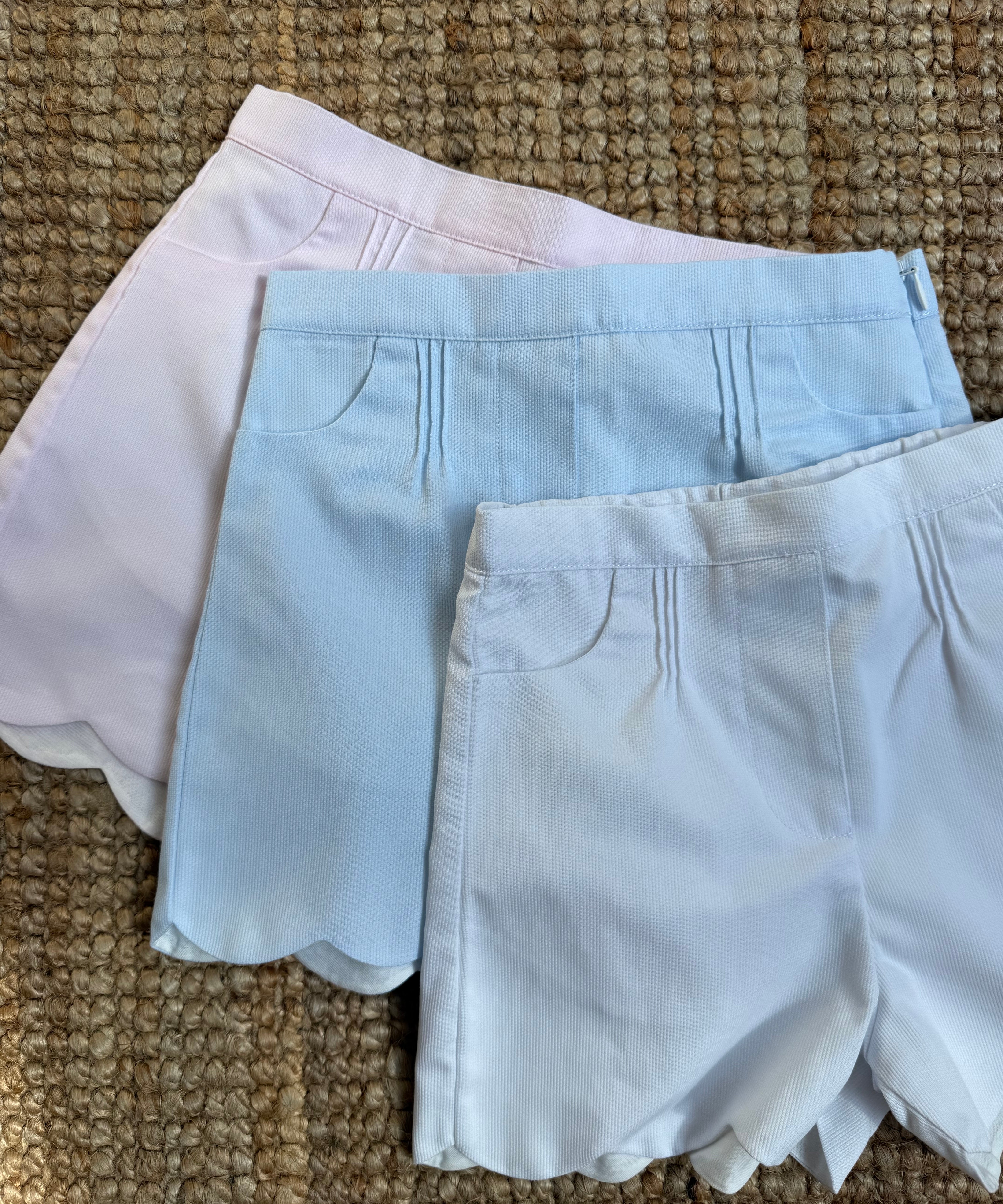 Shorts piqué celeste Sandra Kidiwi 36073