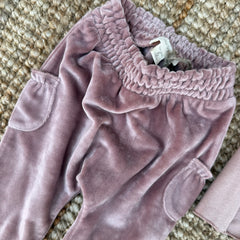 Pantalone ciniglia rosa ciclamino Tiny Soul TS740