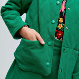 Giacca bomber velluto verde Compania Fantastica 11423
