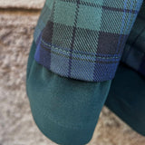 Gonna LAB tartan blackwatch con balza velluto verde