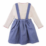Set abito e t-shirt newborn ricamo ciliegie Gingersnaps IGKDRSET0034-2