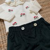 Bloomers velluto liscio verde Malvi FCCI123CUVV