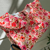 Polo LAB Ludo collo frill fantasia fiori