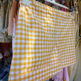 Bermuda LAB unisex vichy giallo e bianco