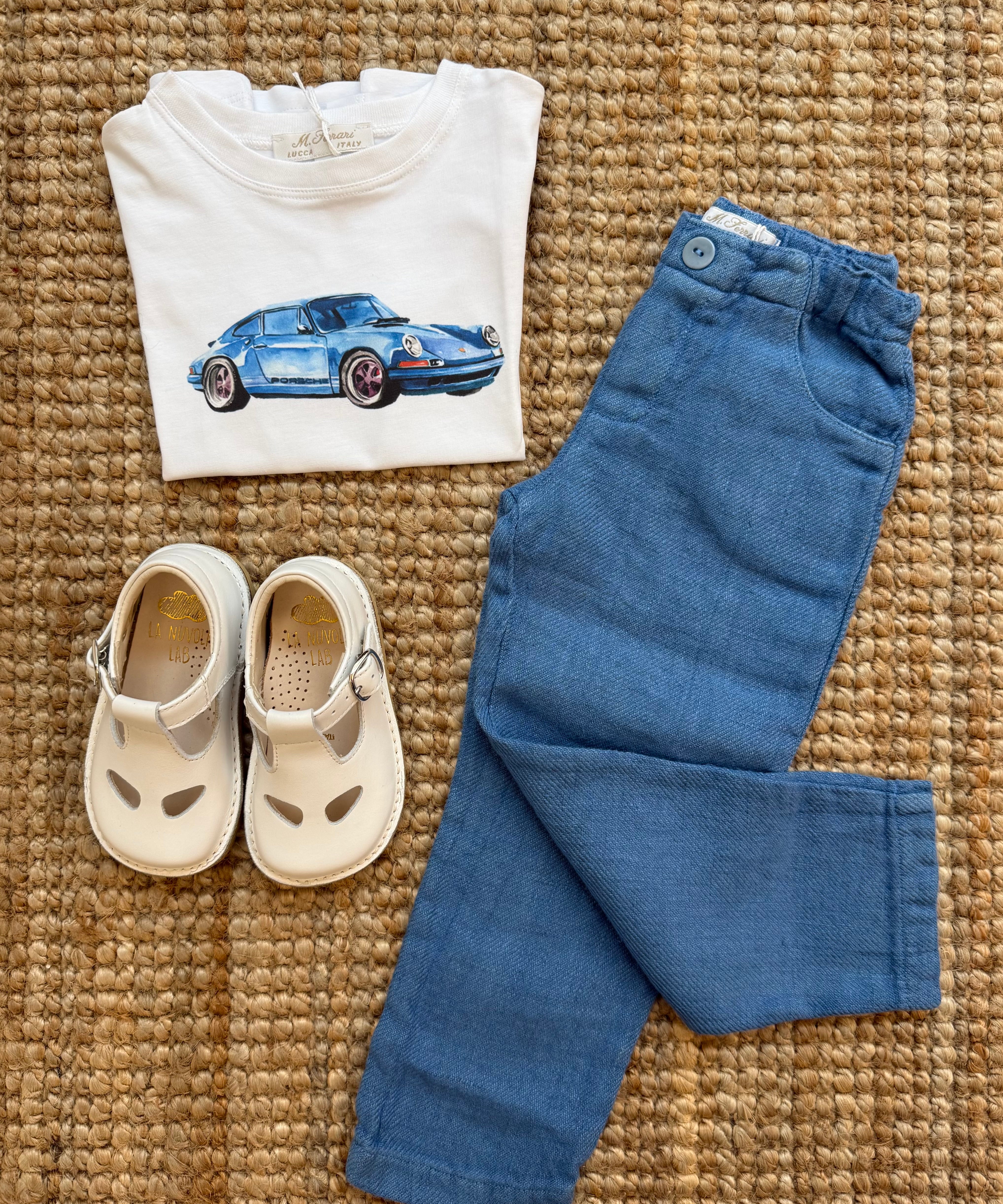 T-shirt mezza manica stampa Porsche Mariella Ferrari TSI9