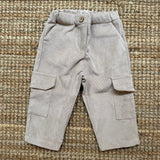 Pantalone Magil velluto millerighe color sabbia con tasconi IN15025