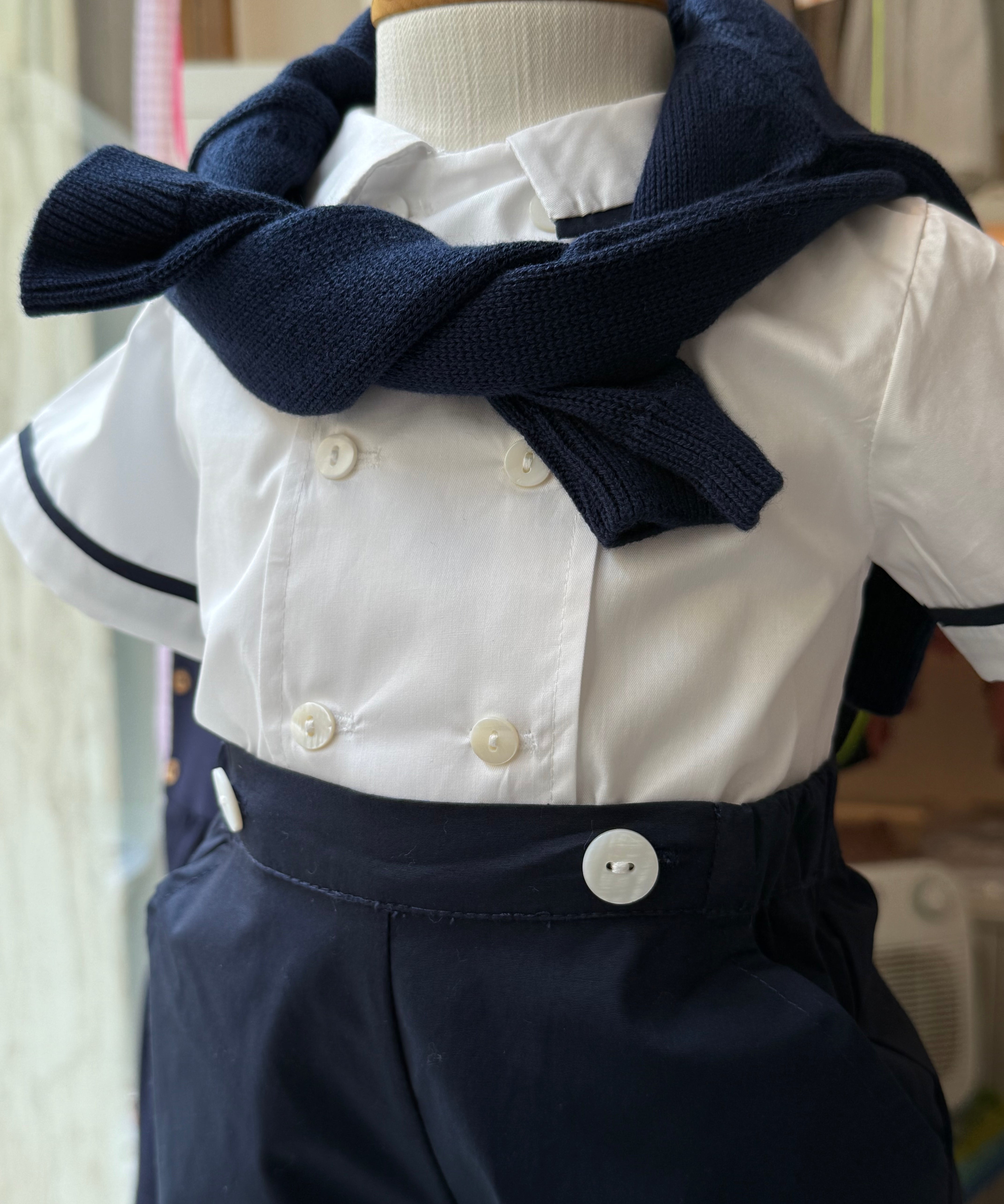 Completo camicia e knickerbocker Malvi & Co S26I135STCD