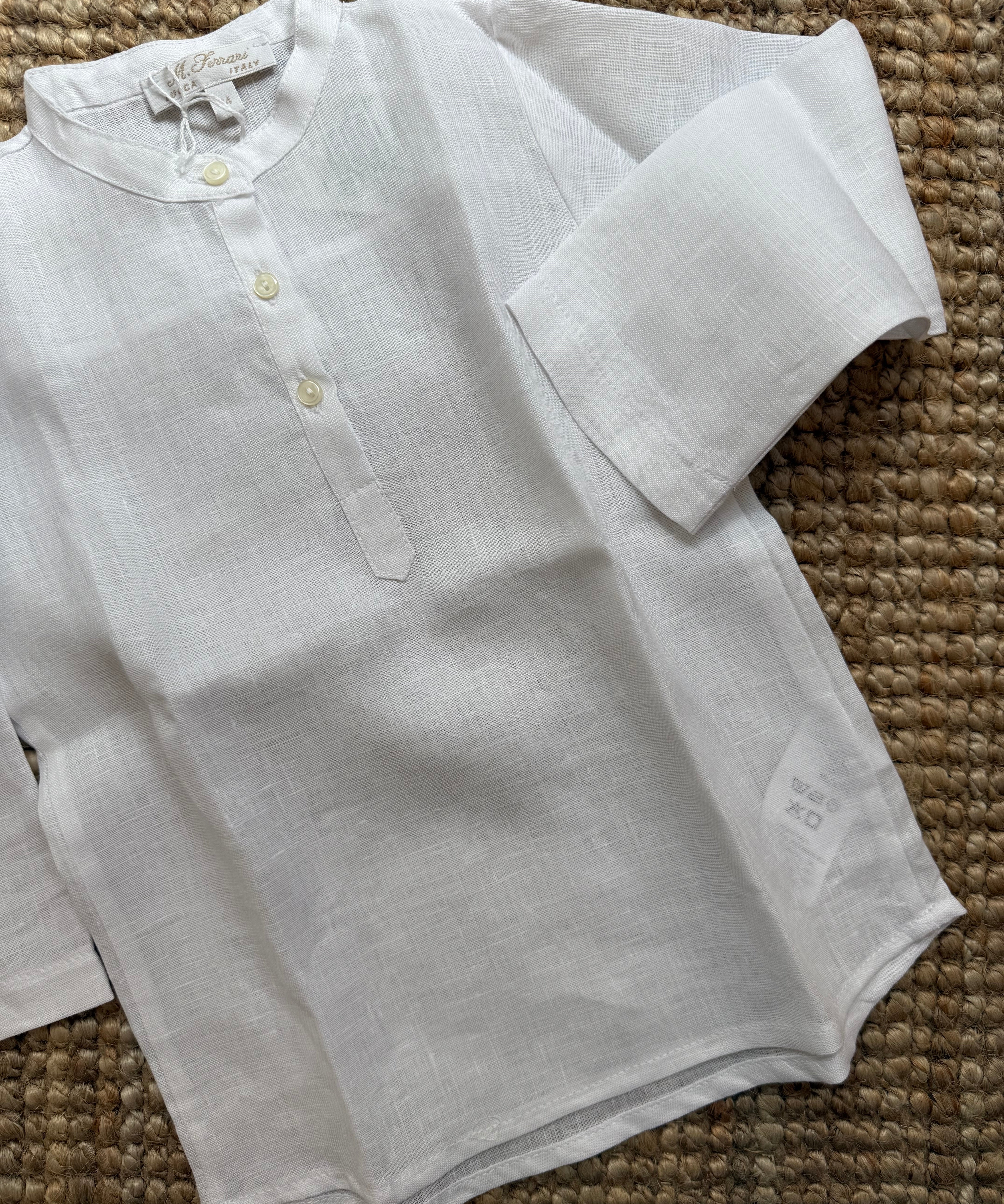 Camicia coreana bianco Mariella Ferrari CAD4
