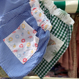 Costume boxer LAB in cotone righe dettagli mare