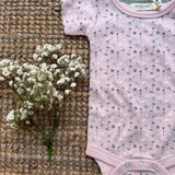 Body mezza manica fiorellini base rosa Pigeon 26SUMBA