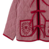 Giacca vichy con ricami Gingersnaps GCO0014