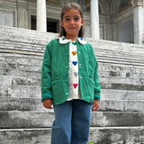Giacca bomber velluto verde Compania Fantastica 11423