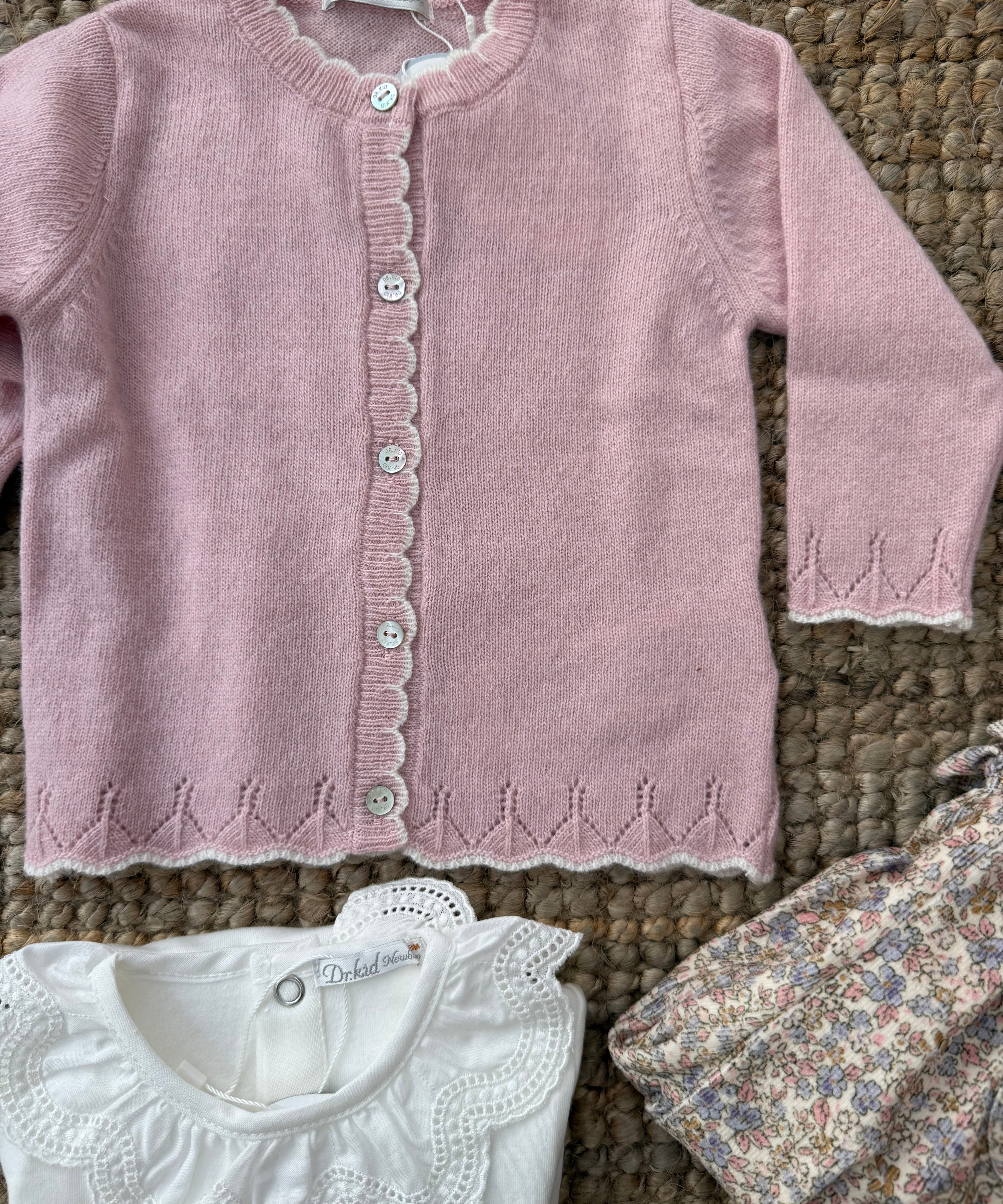 Cardigan rosa cappe DK194 DrKid