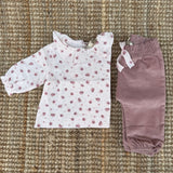 Camicia colletto frill fiorellini Tiny Soul TS733 TS749
