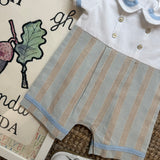 Pagliaccetto righe colori tenui Deolinda DBV26523