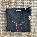 Maglioncino LAB con ricamo RENNA