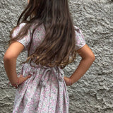 Abito fiorellini con ricamo punto smock Malvi F25M013VEP