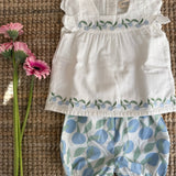 Completo top e bloomers mirtilli Pigeon 26TUNSE