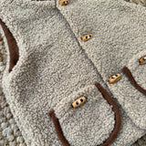 Gilet teddy con alamari DK531 DrKid