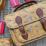 Borsa cartellina con tracolla tulipani Naj-Oleari