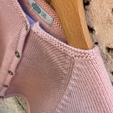 Cardigan girocollo rosa Mi Lucero x LA NUVOLA LAB 24064