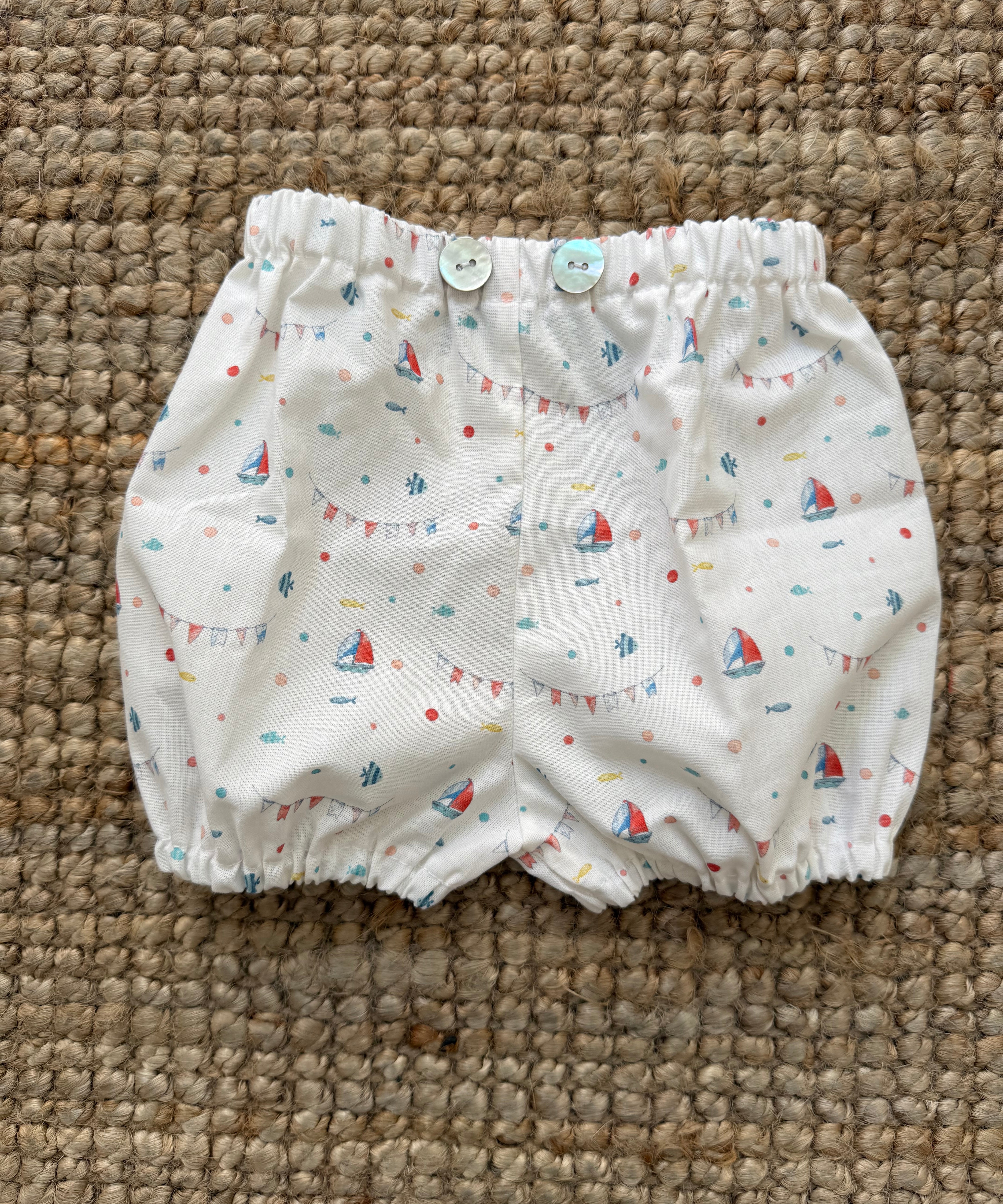 Bloomers LAB coulotte in cotone pesciolini e barchette
