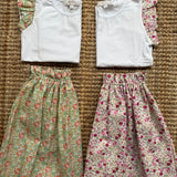 Gonna fantasia fiorellino rosa Mariella Ferrari GAB2