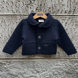 Cappottino corto blu 3343 Marae
