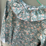 Camicia LAB Ludo collo frill fantasia fiori tenui