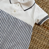 Pagliaccetto righe blu e bianco Deolinda DBV26512
