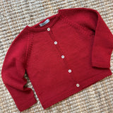 Cardigan girocollo ruggine Mi Lucero x LA NUVOLA LAB I24064