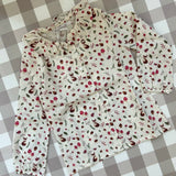 Camicia collo frill fantasia bosco La Mascot 541302000