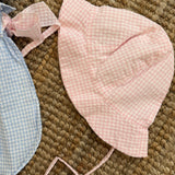 Cappello vichy bianco e rosa HS69 Baby Gi