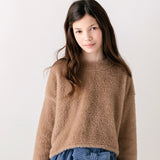 GN21163 Burnt Rounded Soft Sweater