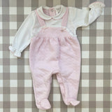 Tutina salopette rosa DBI25109