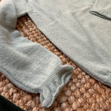 Maglioncino collo cratere salvia misto cashmere Mariella Ferrari MGL10
